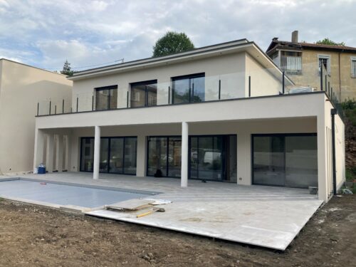 Construction d'une Maison toit terrasse accessible